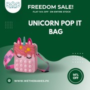 Unicorn Pop It Bag- Girl's Fashion Crossbody Bag – PopItNation