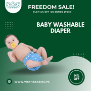 Washable Baby Diaper-Reusable Pocket Diaper (1Pcs)