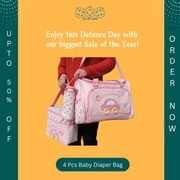 4 Pcs Baby Diaper Bags-Multi Function Diaper Bag