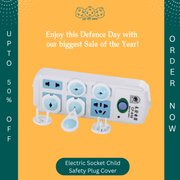 Electric Socket Child Safety Plug Cover-Electric Socket Cover (pack of 6)