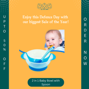 2 in 1 Baby bowl With Spoon