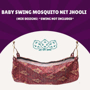 Cradle Mosquito Net Jhooli  (Mix Designs) *swing not included*