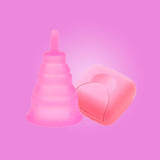 Collapsible Menstrual Cup With Cute Storage Case | Moms Range By We The Babies