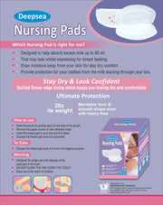 Nursing Pads (12 Pieces) - Ultra-Absorbent Leakproof Protection