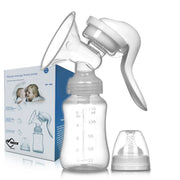 Ergonomic Manual Breast Pump - Portable, and Eco-Friendly = 2 Cleaning Brushes