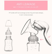 Ergonomic Manual Breast Pump - Portable, and Eco-Friendly = 2 Cleaning Brushes