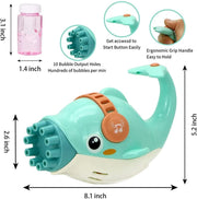 Dolphin Gatling Bubble Machine Gun-Automatic Dolphin Bubble Gun (Small Size)