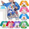 Baby Silicon Full Sleeves Apron Bib