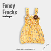 Fancy Frocks For Baby Girl-Mix Design Smoke Baby Frocks (Pack of 3)