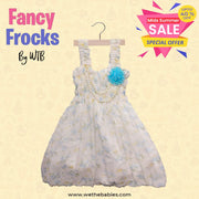 Fancy Frocks For Baby Girl-Mix Design Smoke Baby Frocks (Pack of 3)