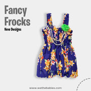 Fancy Frocks For Baby Girl-Mix Design Smoke Baby Frocks (Pack of 3)