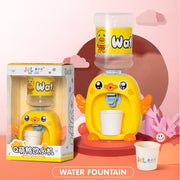 Musical Mini Duck Shape Water Dispenser For Kids-Mini Water Dispenser for Kids