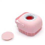 Soft Silicone Bath and Body Shower Brush (Built-in Soap Dispenser)