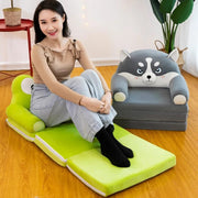 3 layered Character Sofa+Bed-Cartoon Foldable Kids Sofa