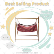 Iron Rod Cradle With Free Mosquito Net Jhooli