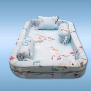 5Pcs Bed Set For Kids-Baby Bed Set (LARGE) 0-3 years