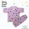 Ship Print Cotton Night Suit For Kids