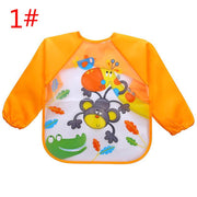 Baby Silicone Full Sleeves Apron Bib