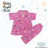 Pink Color Cotton Night Suit For Kids