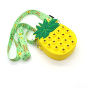 Strawberry & Pineapple Shape Pop It Coin Purse